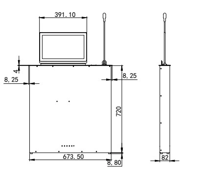 Conference Table Computer Monitor Motorized Lift