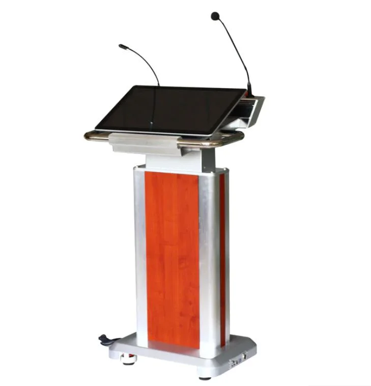 Factory Cost High-End Multimedia Speech Lectern for Church Lecture Hall