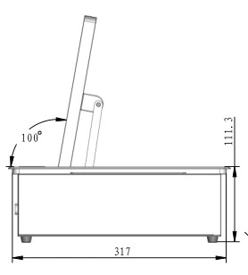 Europe Popular Ultra-Thin LCD Monitor Motorized Flip-up Lifting