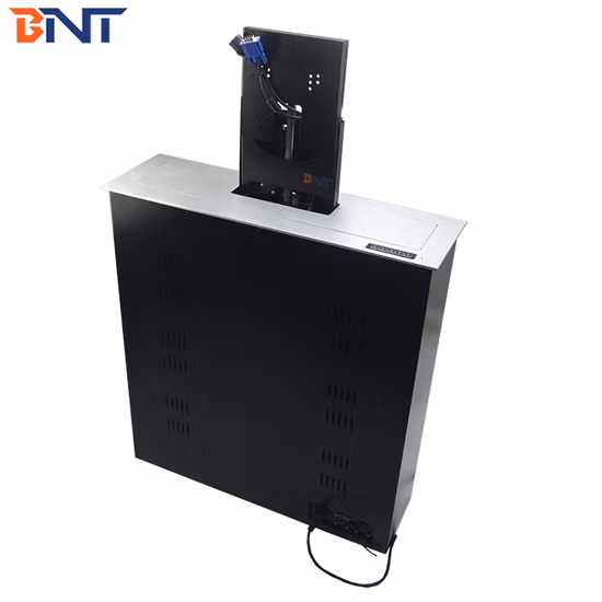 Sistema plegable de monitor LCD para soluciones de salas de conferencias