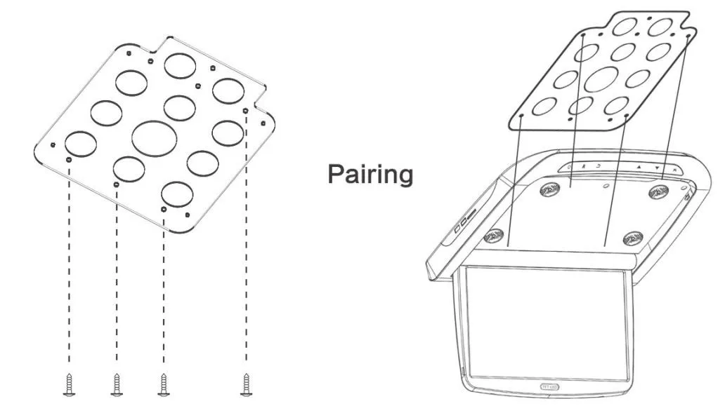 Monitor LCD abatible motorizado inteligente del sistema de conferencias sin papel