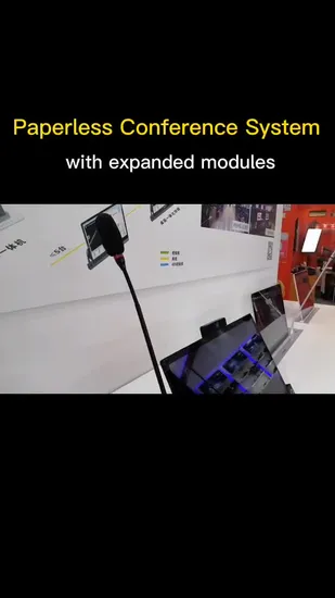 Terminal inteligente del sistema de conferencias sin papel